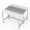 Masă de lucru centrală cu 2 elemente de feliere 160x100x85 cm | FORGAST
