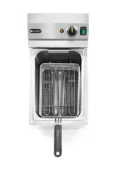 Friteuză electrică XL, 10 l, inox, cuva simplă | HENDI 209424