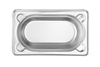 Recipient GN 1/9 adâncime 6,5 cm din oțel inoxidabil KITCHEN LINE | HENDI 806722