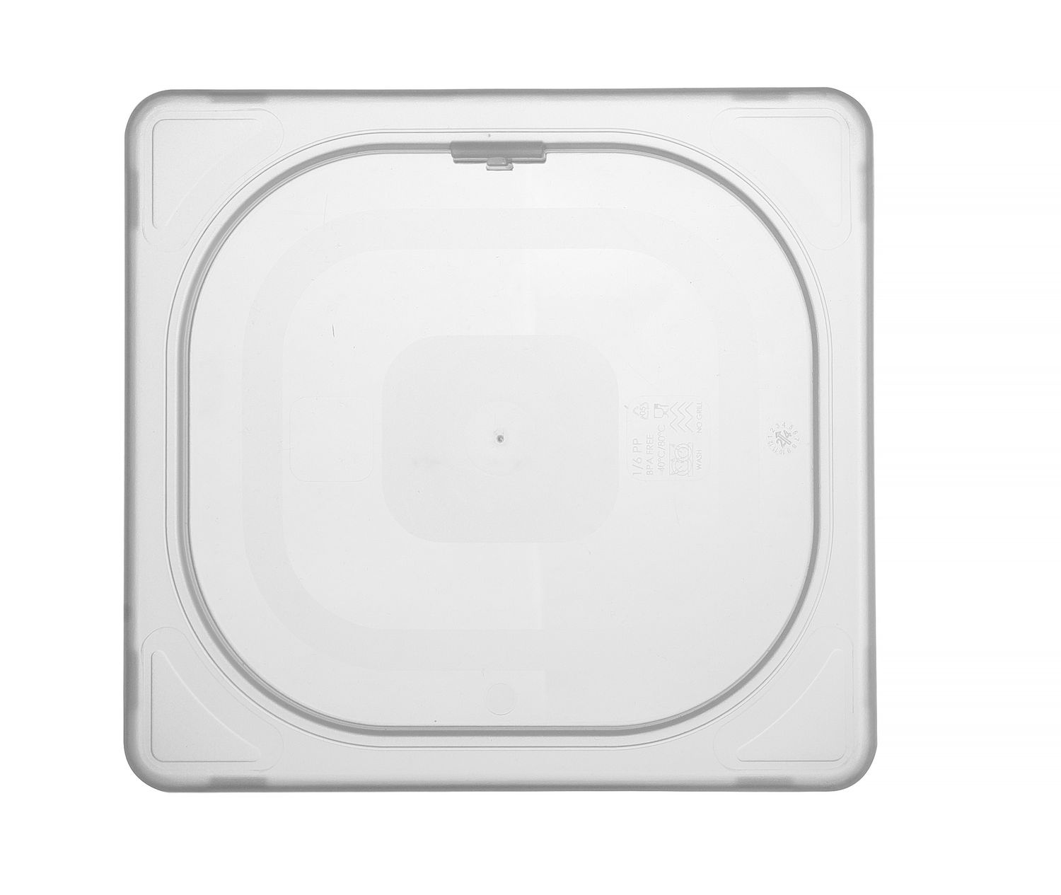 Capac GN 1/6 din polipropilenă albă PROFI LINE | HENDI 880647