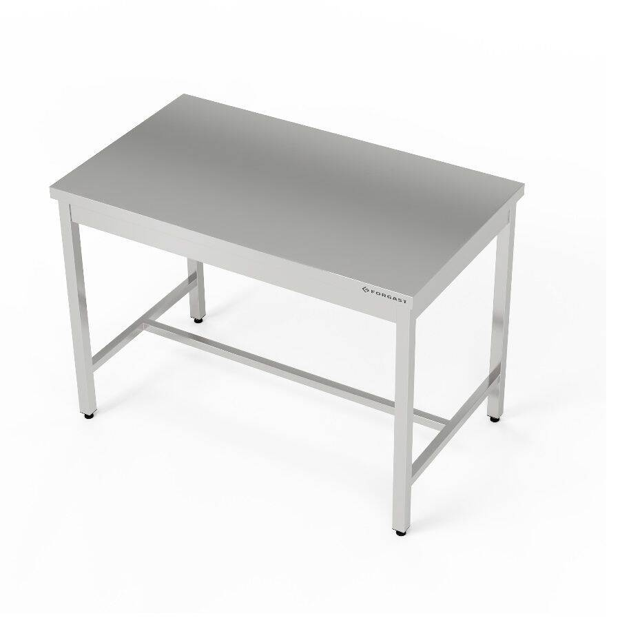 Masă de lucru centrală din oțel inoxidabil 130x70x85 cm | FORGAST