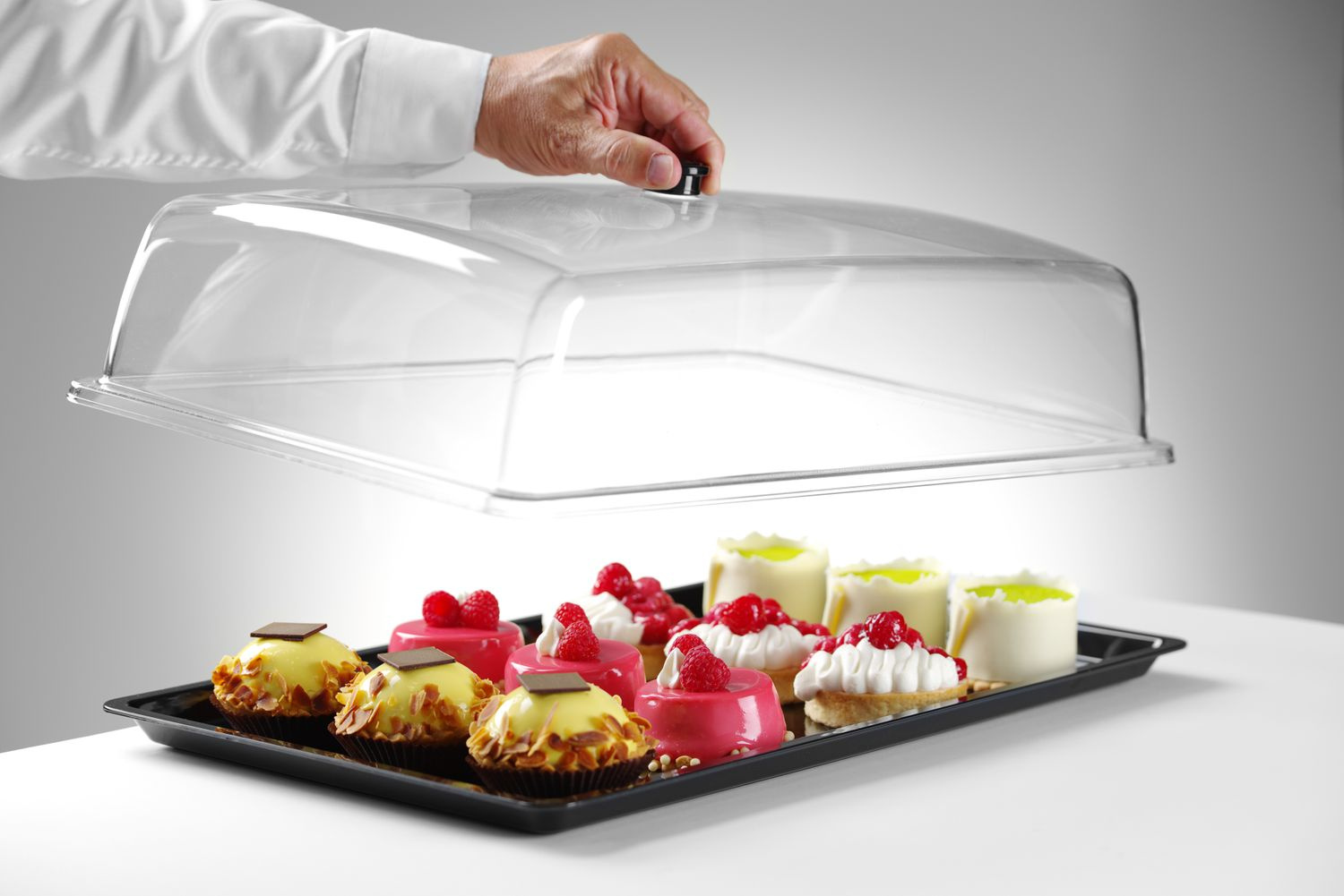 Tavă dreptunghiulară cu capac HENDI 203590