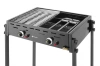 Grătar pe gaz Roast-Master Pro Black 11.6 kW, 790x560x(H)900mm | HENDI 148822