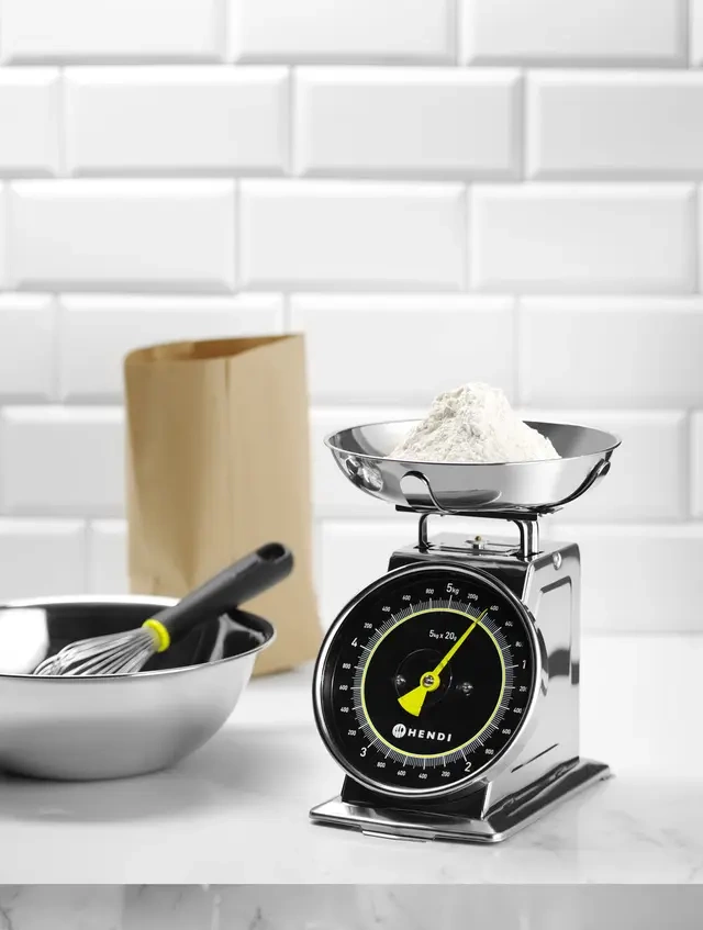 Cântar de bucătărie până la 5 kg cu tavă | HENDI 580042