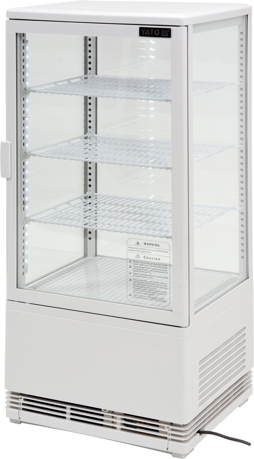 Vitrină frigorifică 78 l alb | YATO YG-05055