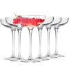 Pahare plate pentru șampanie, Harmony, 280 ml - set 6 bucăți | KROSNO F57B575024002020