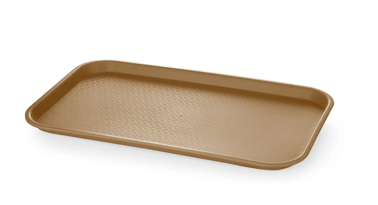 Tavă fast food GN 1/1, lung. 53 cm - maro | AMERBOX 878583