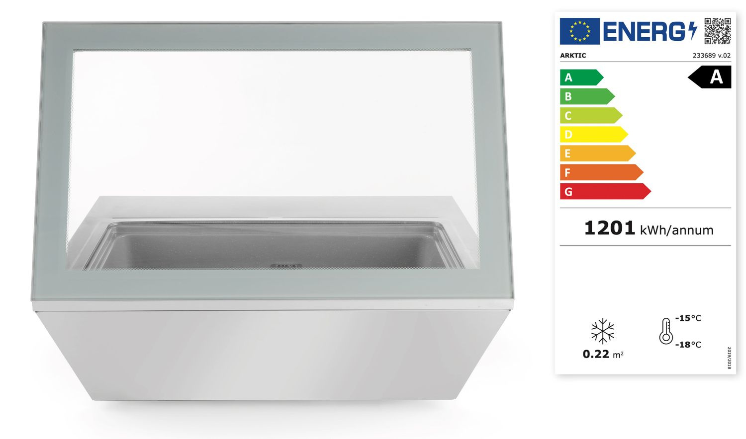 Vitrină frigorifică 77 l | ARKTIC 233689