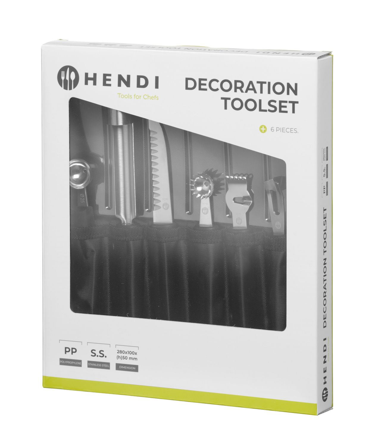 Set de cuțite decorative - 6 piese | HENDI 856291