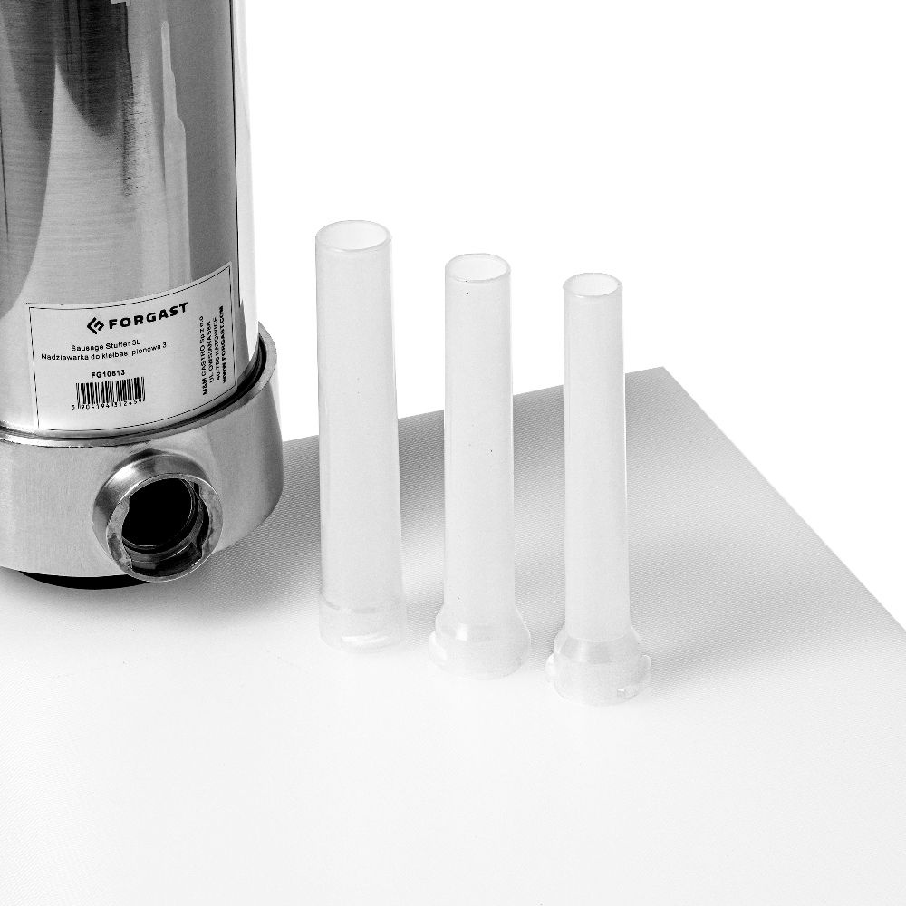 Umplătoare de cârnați de masă, 3 l, verticală, oțel inoxidabil FORGAST FG10613