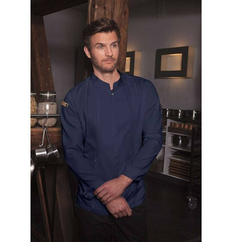 Hanorac albastru de bucătar pentru bărbați Green-Generation | KARLOWSKY JM 35-83