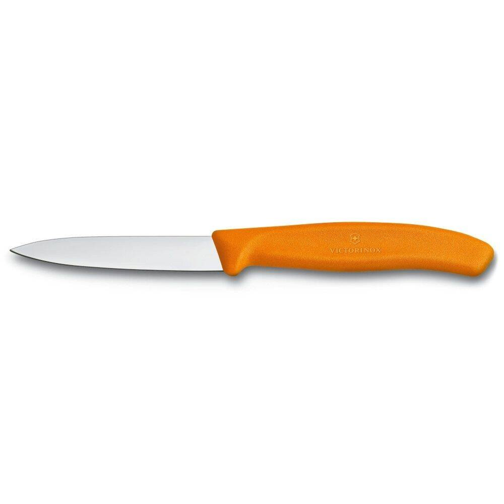 Cuțit pentru legume Swiss Classic portocaliu, lungime lamă 8 cm | VICTORINOX 6.7606.L119