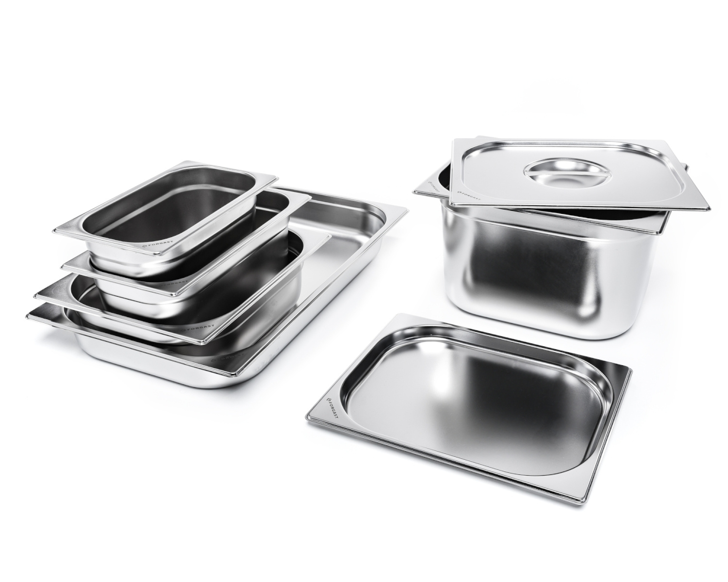 Capac GN 1/1 eco din oțel inoxidabil | FORGAST FG06100V1