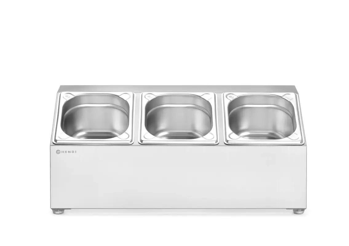 Suport pentru 3 recipiente GN 1/6 | HENDI 820032