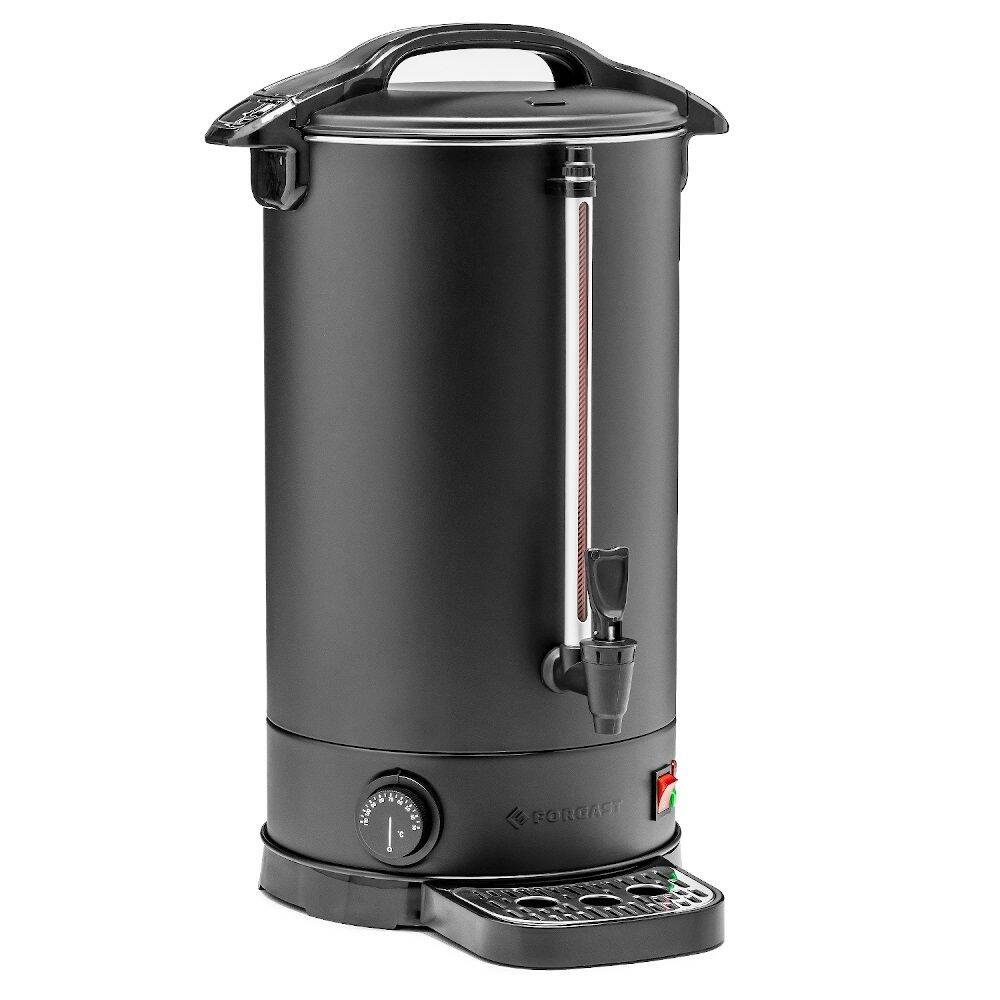 Cafetieră neagră cu pereți dubli 13 l | FORGAST FG05604