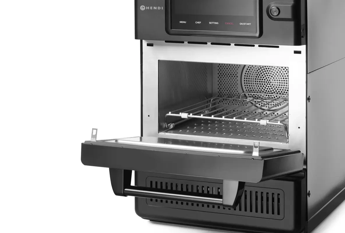 Cuptor convectie-microunde CombiTurbo, HENDI, 18 L, negru, 230V/3000 W, 40.2x73.5x(H)60.8 cm | HENDI 281277