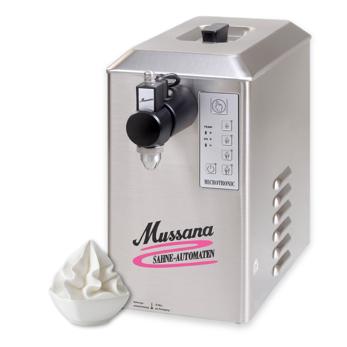 Aparat pentru frișcă lichidă, capacitate 2 litri | MUSSANA Pony 2