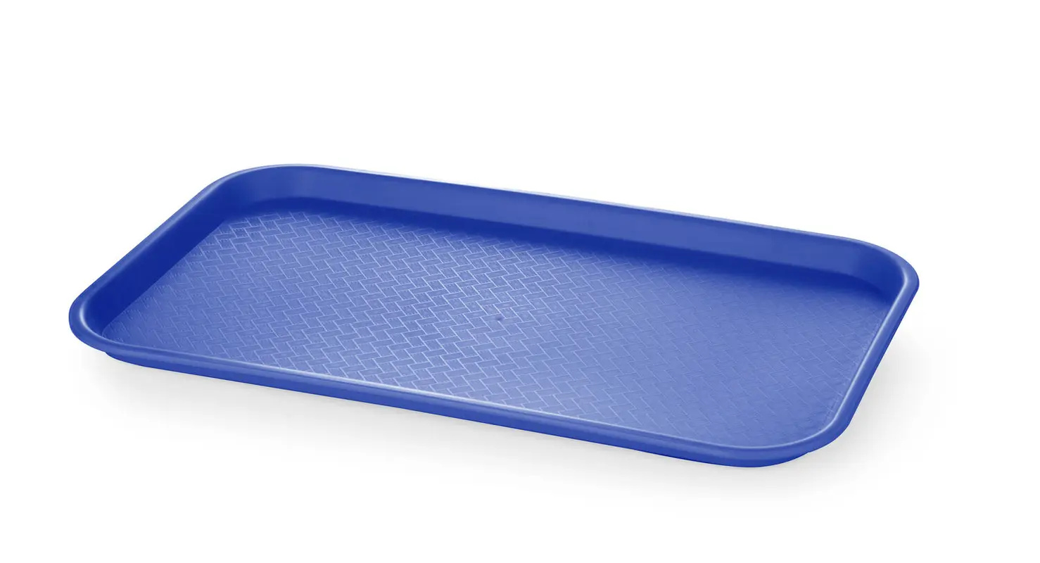 Tavă fast food GN 1/1, lung. 53 cm - albastră | AMERBOX 878569