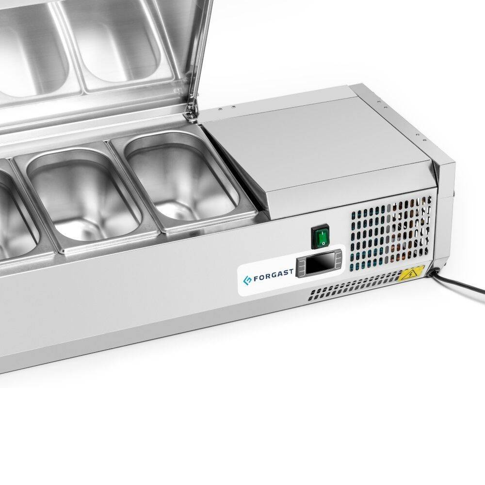 Tavă de răcire cu capac 9 GN 1/4 | FORGAST FG07309