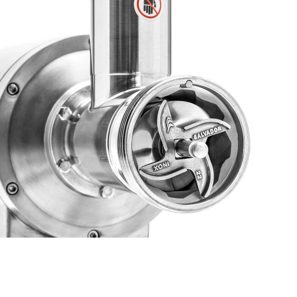 Tocător de carne, 220 kg/h, 0.75 kW, 230 V | FORGAST FG10101