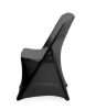 Husă pentru scaun catering, negru 54x44x84 cm | HENDI 816370