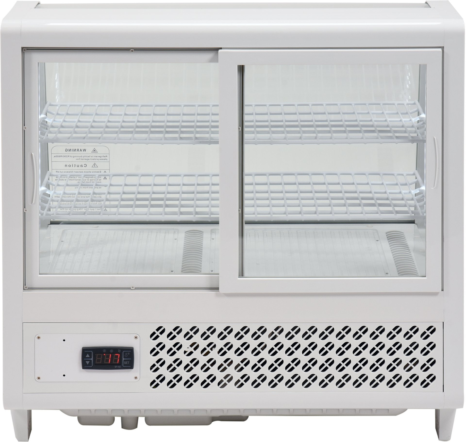 Vitrină frigorifică 100 l alb | YATO YG-05021