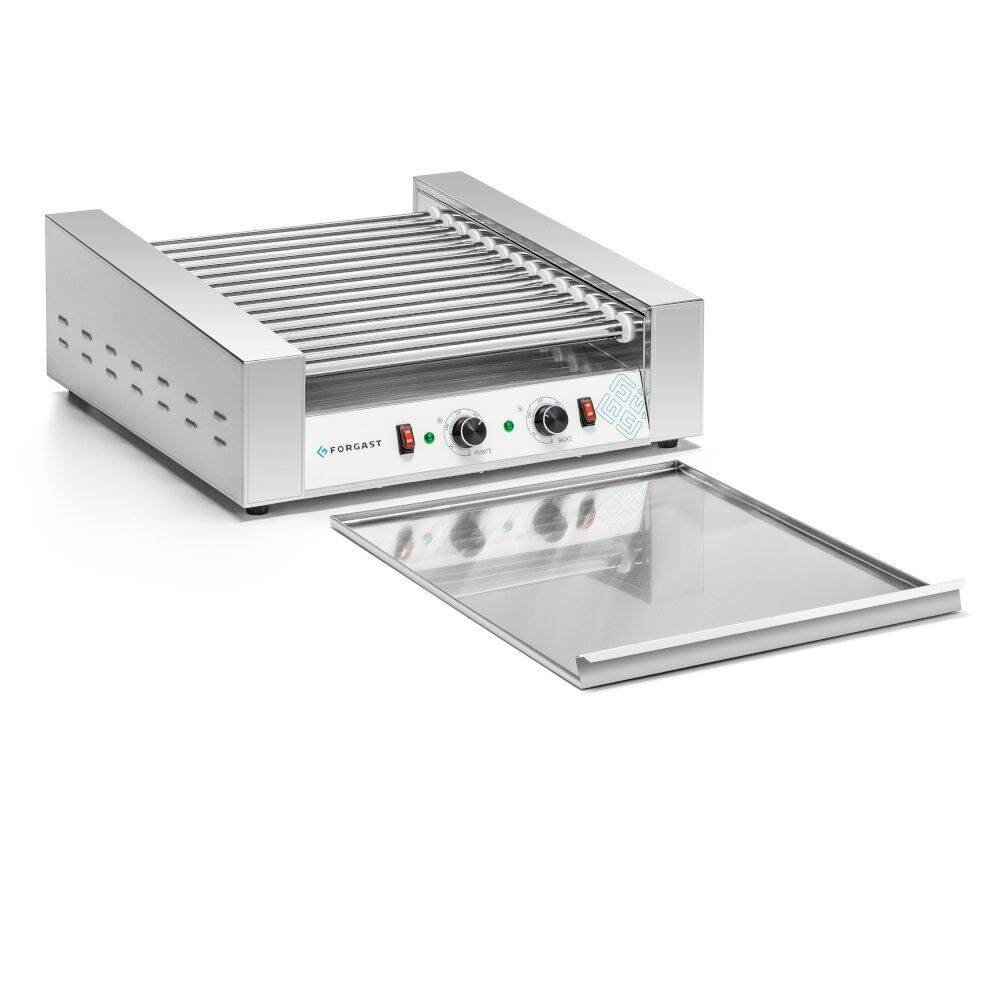 Grătar cu role pentru crenvurști, 14 role, 2.8 kW, 230 V | FORGAST FG09614
