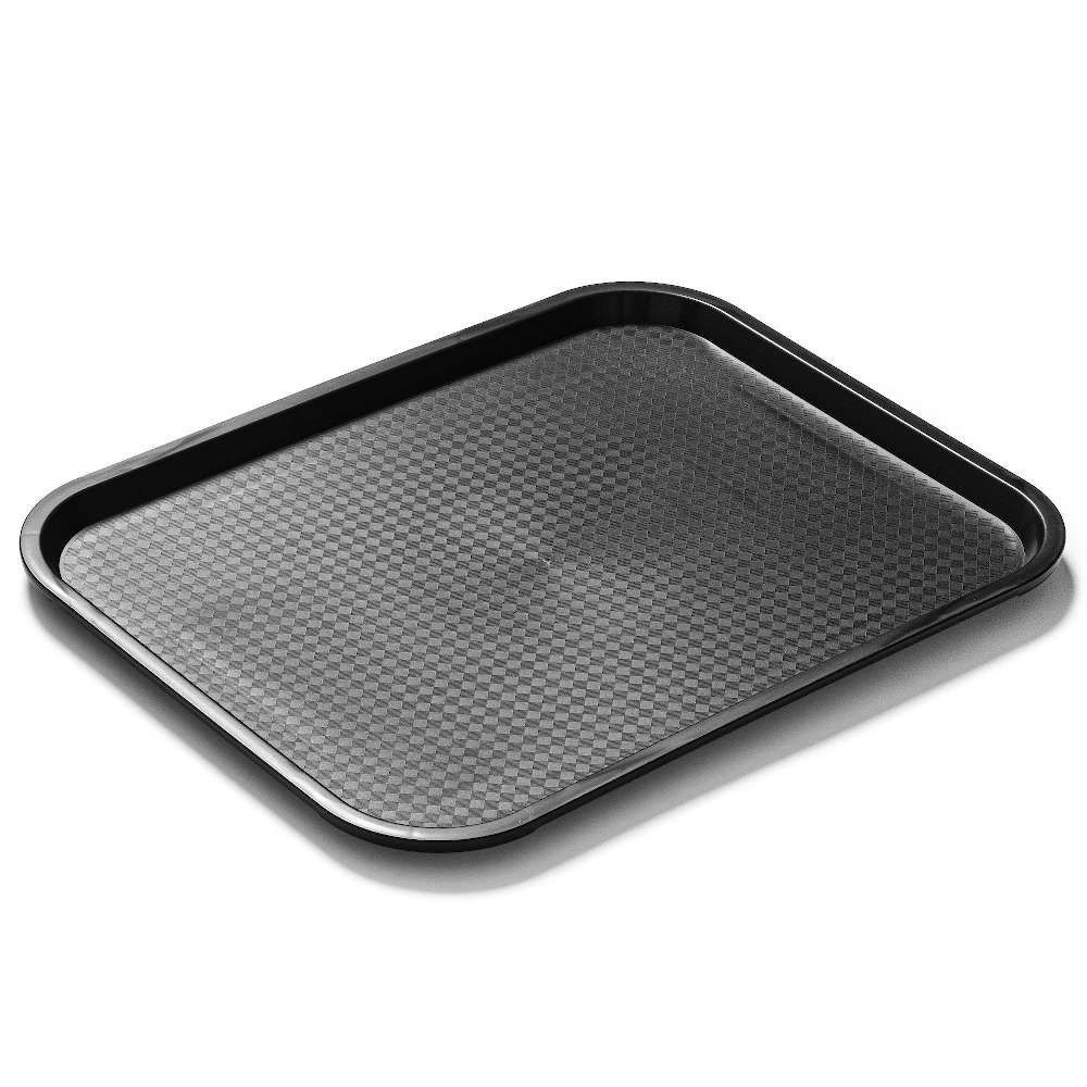 Tavă fast food neagră dim. 45x35 cm | FORGAST FG12533