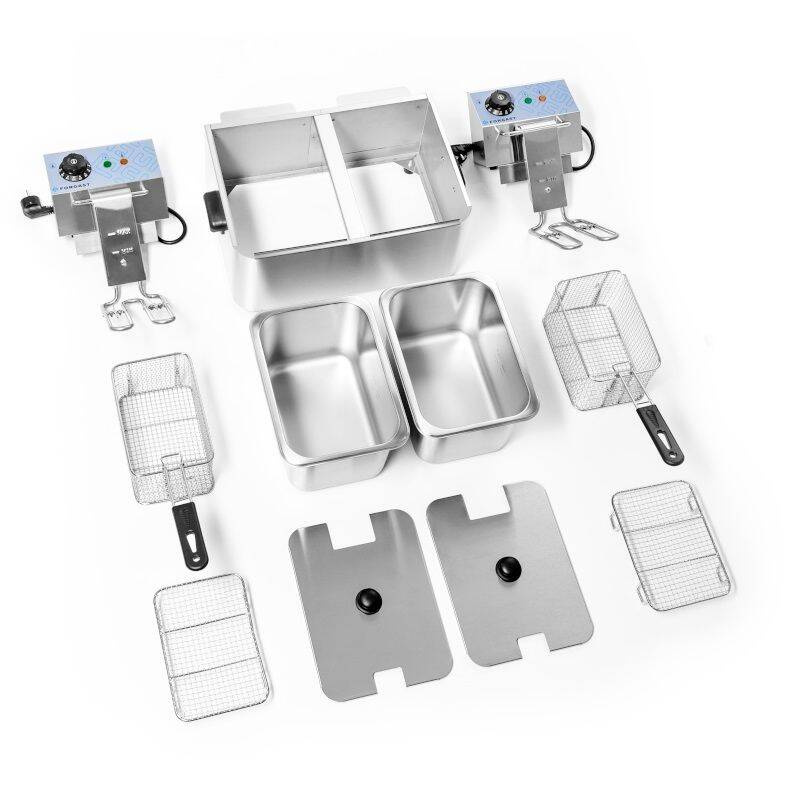 Frigider electric 2x4 l, 2x2 kW, 230 V | FORGAST FG09024