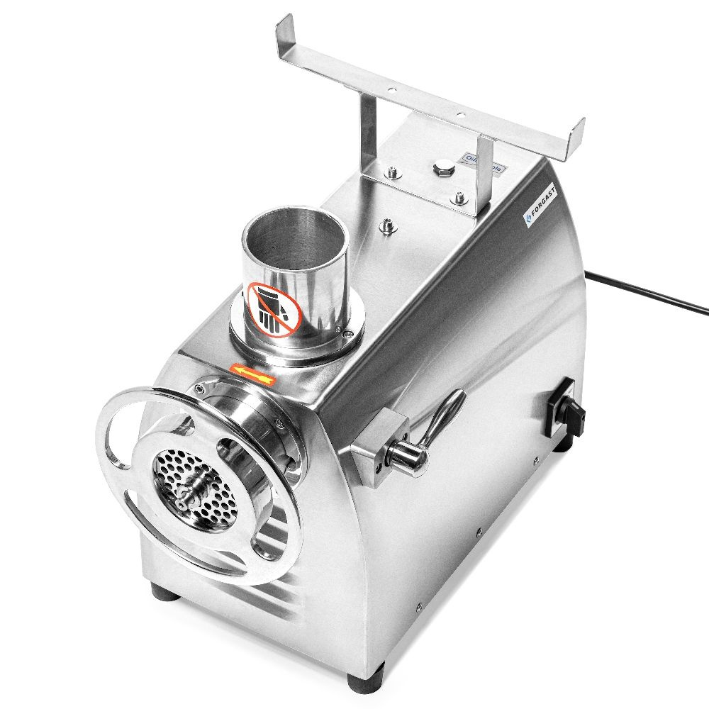 Mașină de tocat carne (mașină de tocat industrială), 320 kg/h, 1.5 kW, oțel inoxidabil, 230 V | FORGAST FG10105
