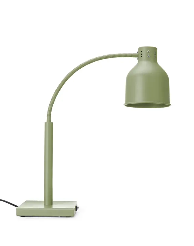 Lampă pentru încălzirea preparatelor, flexibilă, verde, 220-240V/250 W, 26.8x20.3x66 cm | HENDI 273746