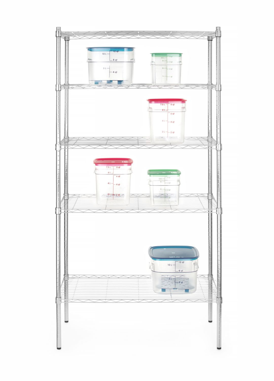 Raft de depozitare cromat HENDI 812204