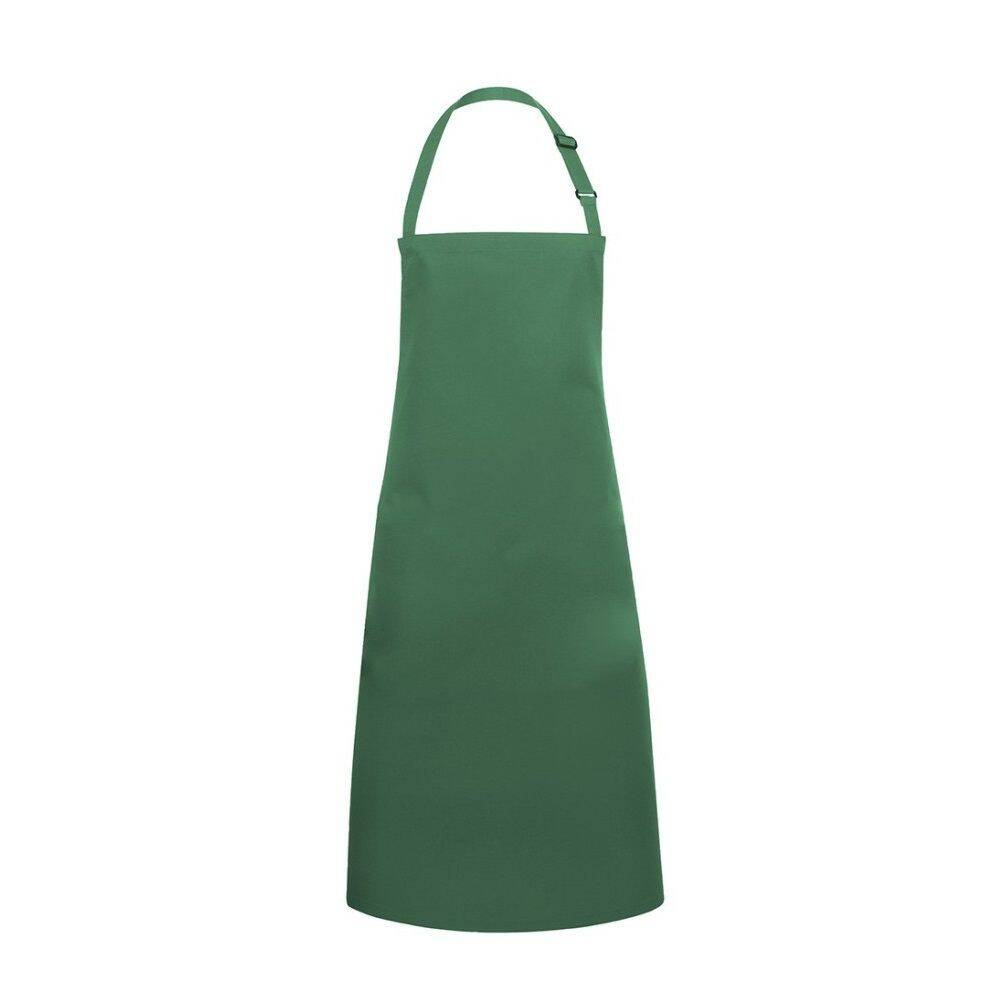 Șorț de bucătar de bază 75 x 90 cm cu cataramă verde pădure | KARLOWSKY BLS 4-32-Stck