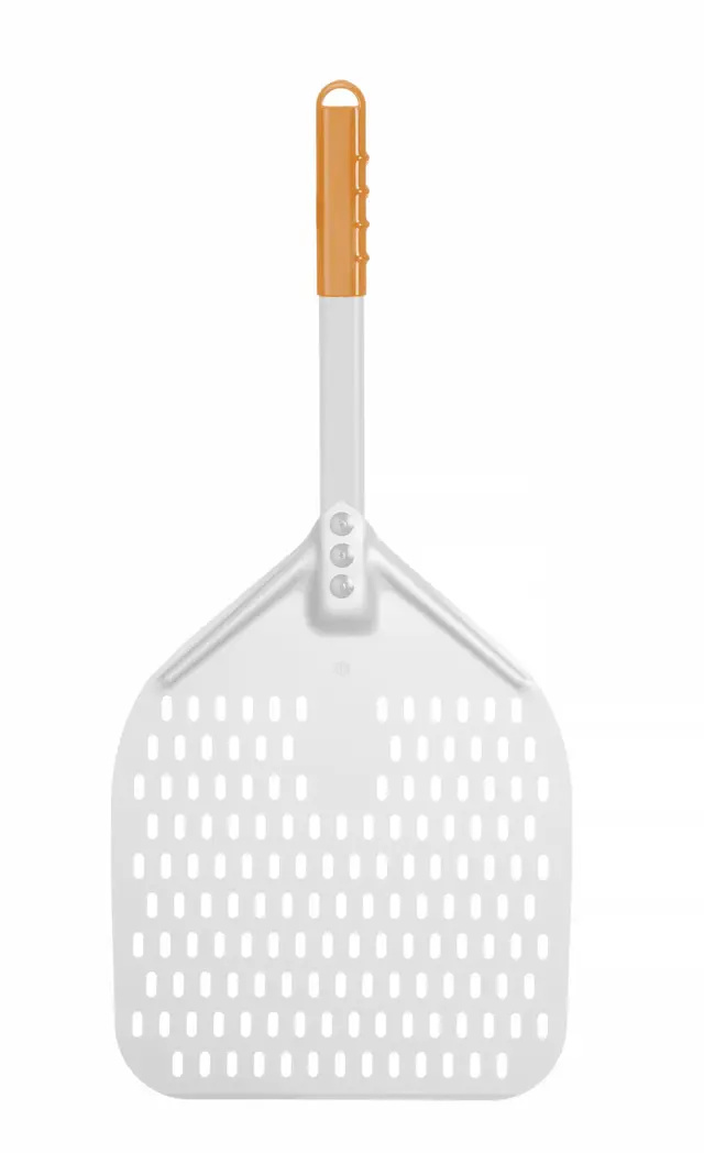 Paletă pentru pizza perforată, lung. 66 cm | HENDI 618073