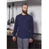 Cămașă de bucătar cu mânecă lungă performantă navy | KARLOWSKY TM 6-10
