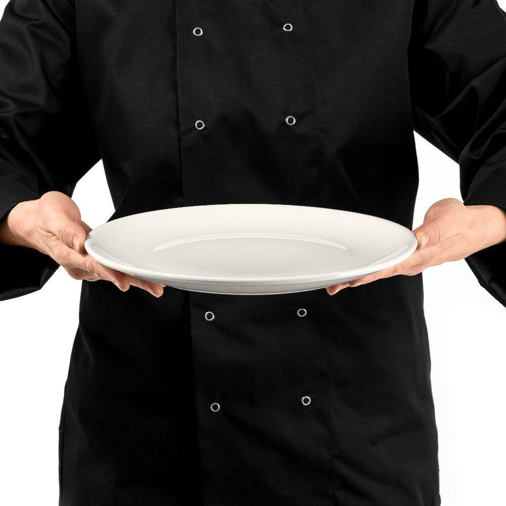 Farfurie plată fără margine din porțelan Modermo Prima 30 cm | MODERMO MP035