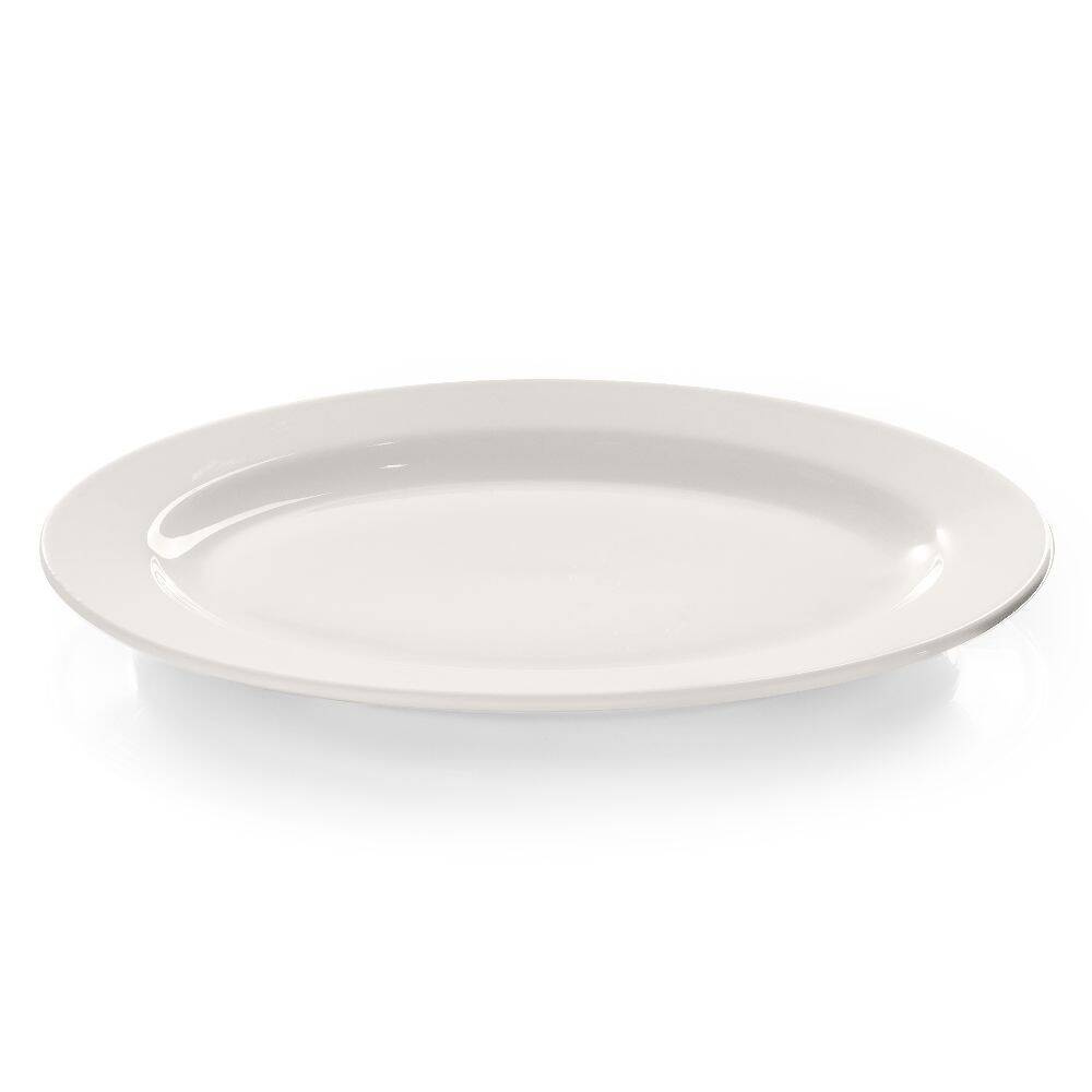 Półmisek owalny porcelanowy Modermo Prima, 30 cm, biały | MODERMO MP017