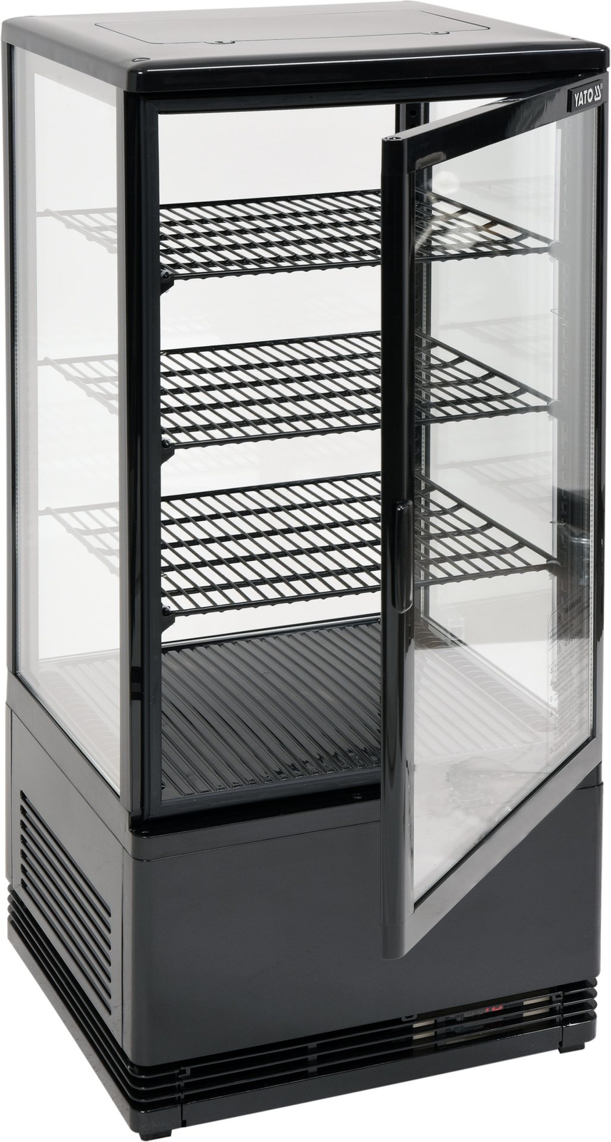 Vitrină frigorifică 78 l negru | YATO YG-05056