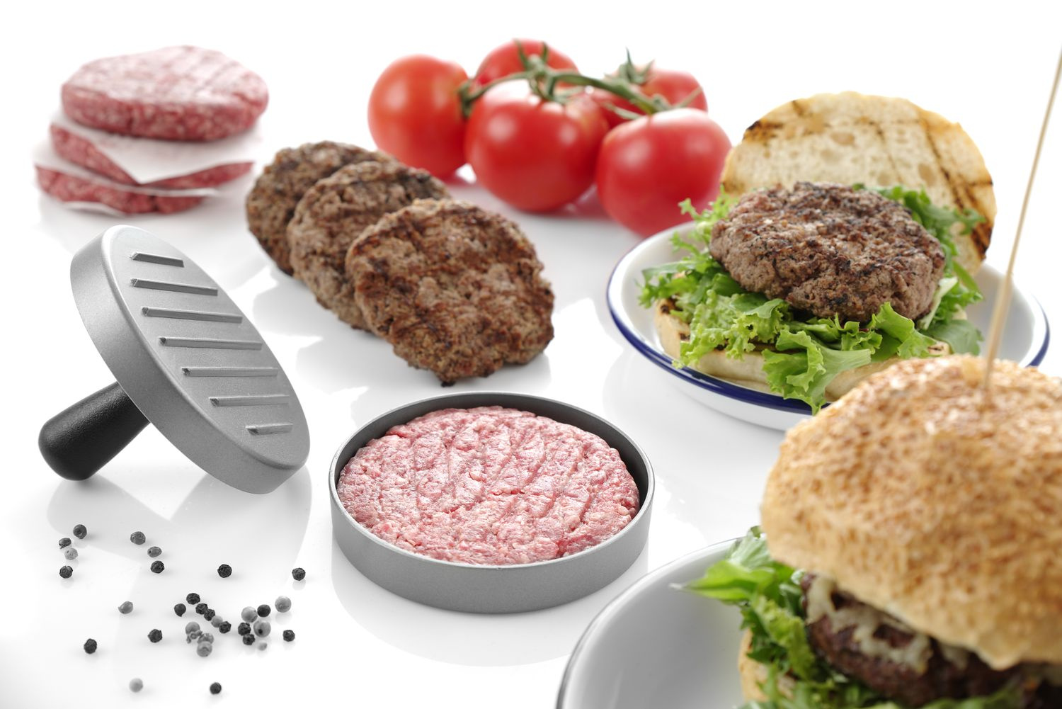 Presă manuală pentru hamburgeri | HENDI 513026