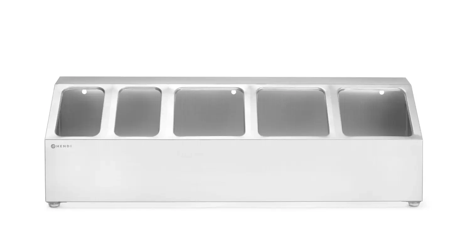 Suport pentru recipiente GN 3 x 1/6 și 2 x 1/9 | HENDI 820049