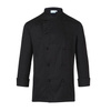 Bluză de bază pentru bucătari neagră | KARLOWSKY BJM 1-1