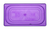 Capac GN 1/3 din polipropilenă violet PROFI LINE | HENDI 881729