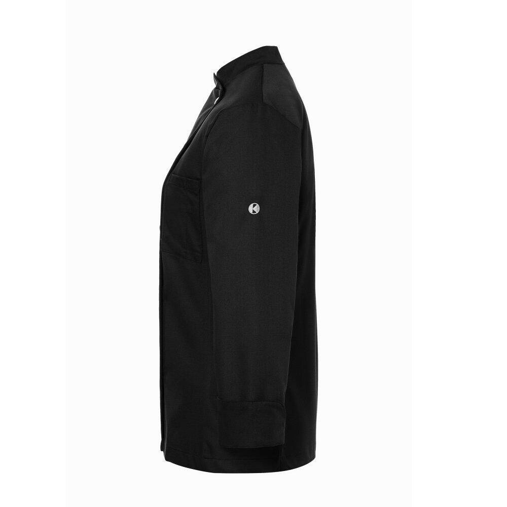 Bluză de bucătar Larissa negru | KARLOWSKY JF 3-1