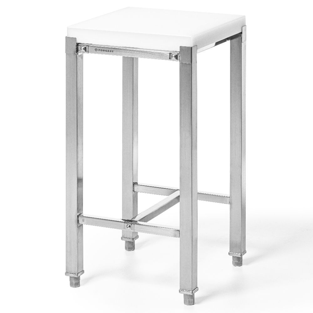 Bloc de măcelărie din polietilenă 40x40 pe suport | FORGAST FG12242