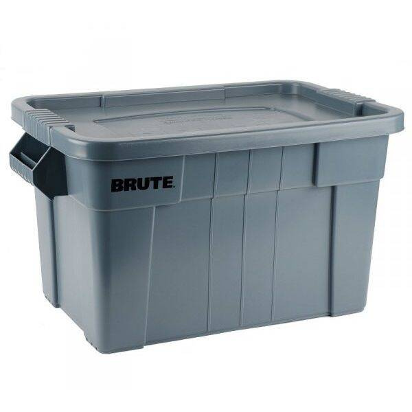 Container de transport pentru alimente din polietilenă BRUTE capac. 75 l gri | RUBBERMAID 9S31-00-GRY