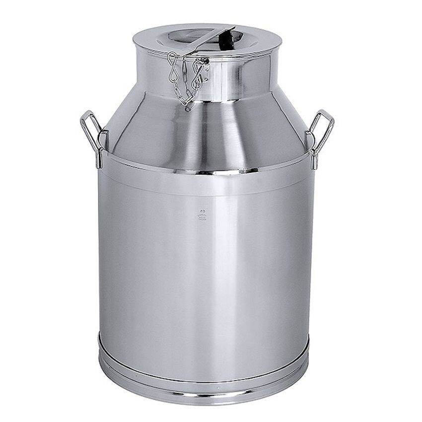 Recipient cu capac 40 l din oțel inoxidabil | CONTACTO 3010/040