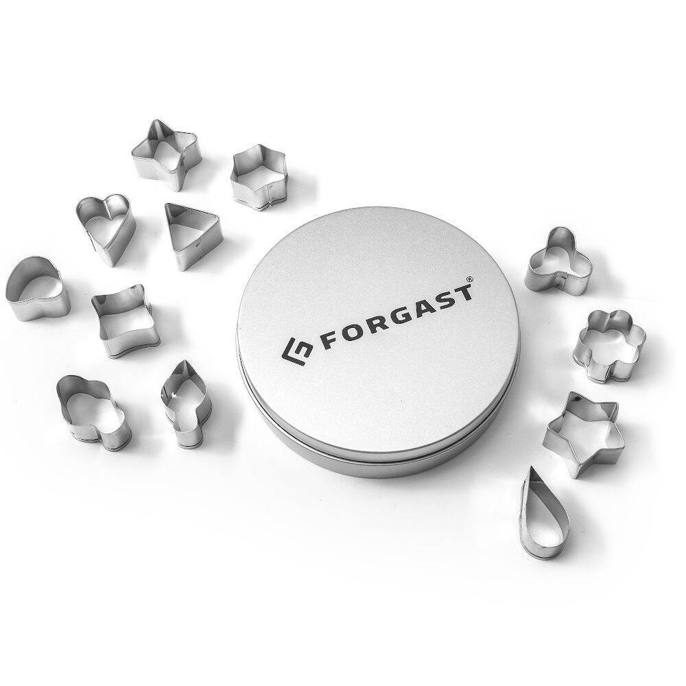 Set de forme pentru tăiere forme geometrice - set 12 bucăți | FORGAST FG11240