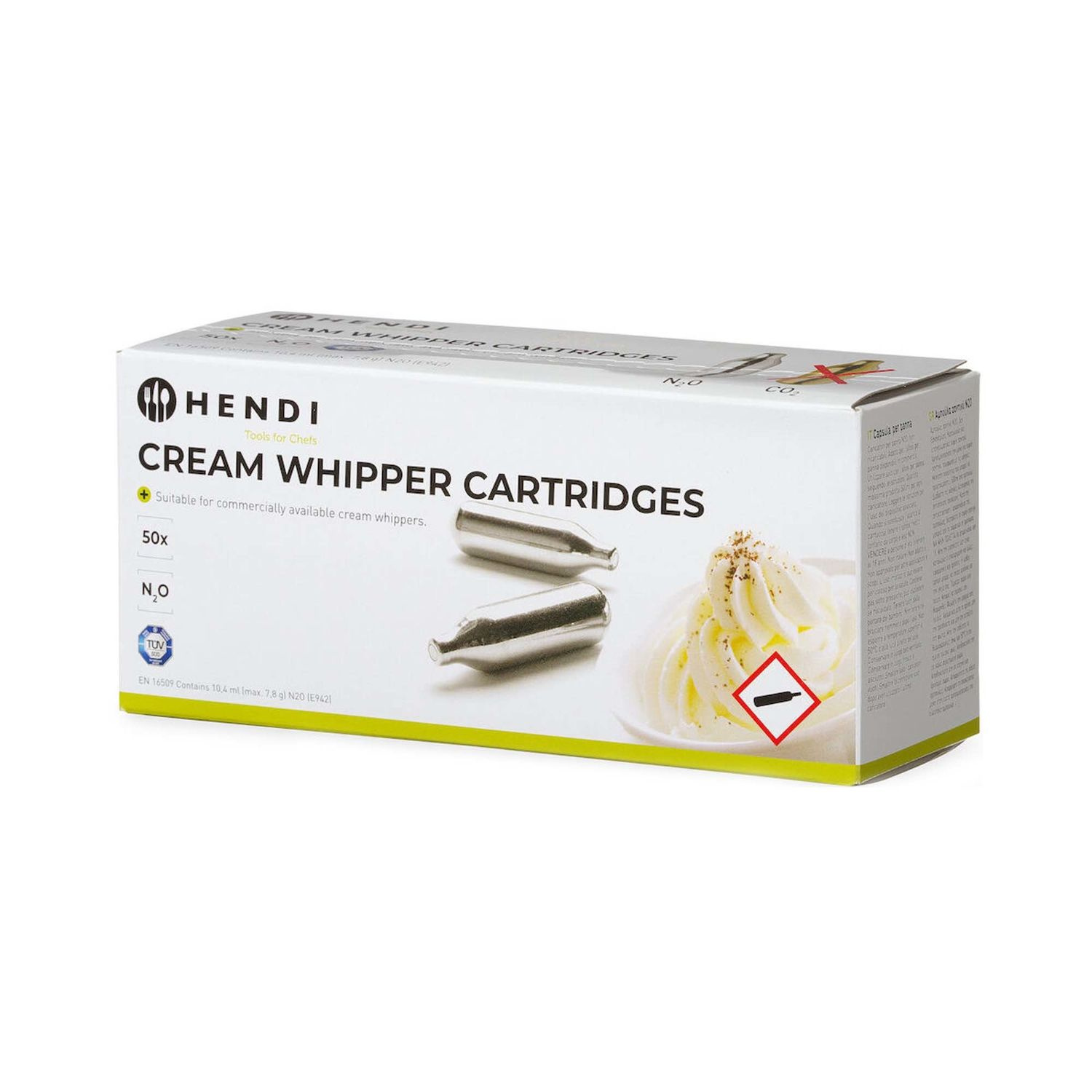Cartușe pentru sifon de frișcă - 50 buc. | HENDI 586907