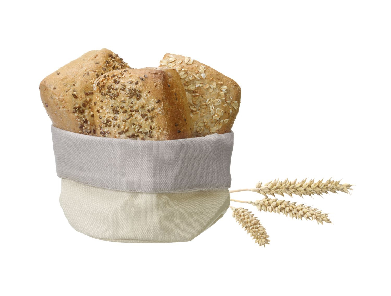 Pungă de pâine din bumbac bej rotundă 15 cm | HENDI 429006