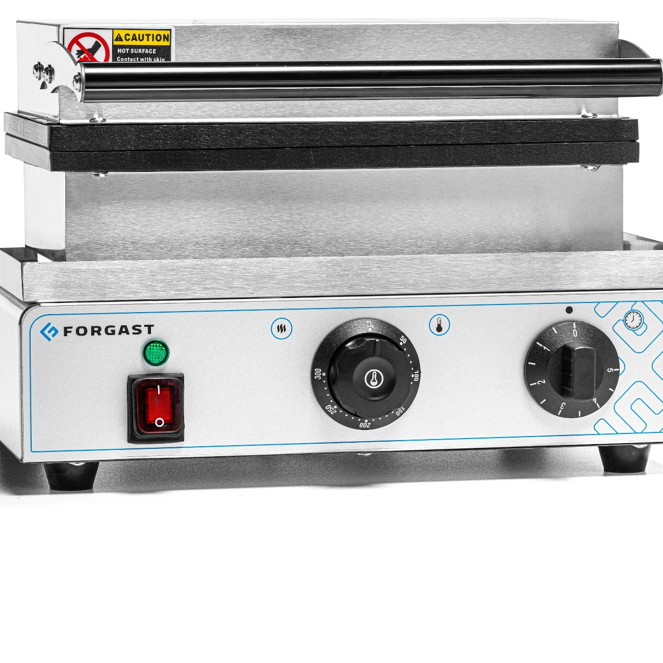 Aparat electric pentru vafe tip P pentru 4 vafe, 1.55 kW, 230 V | FORGAST FG09709